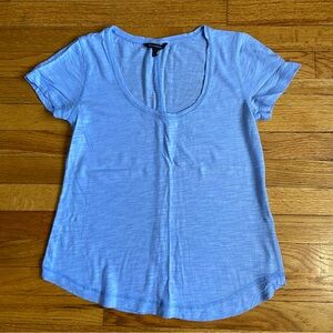 Banana Republic Sky Blue Short Sleeve Tee